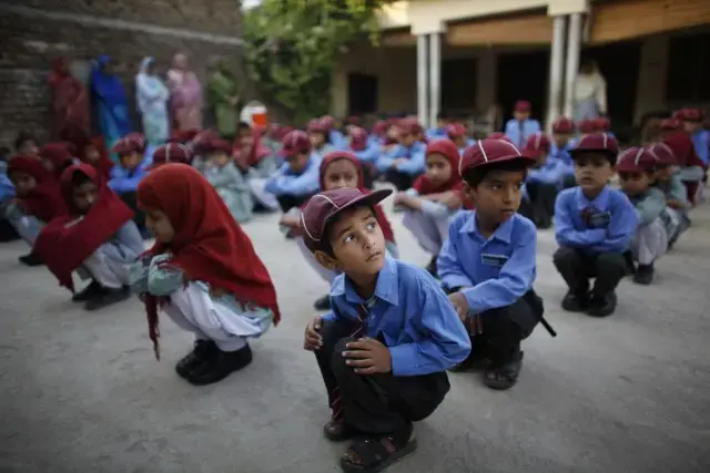Education reformers come to the former Taliban-occupied Swat Valley. Image by Alexandre Meneghini. Pakistan, 2013. Media file: ap091013068217_0.jpg