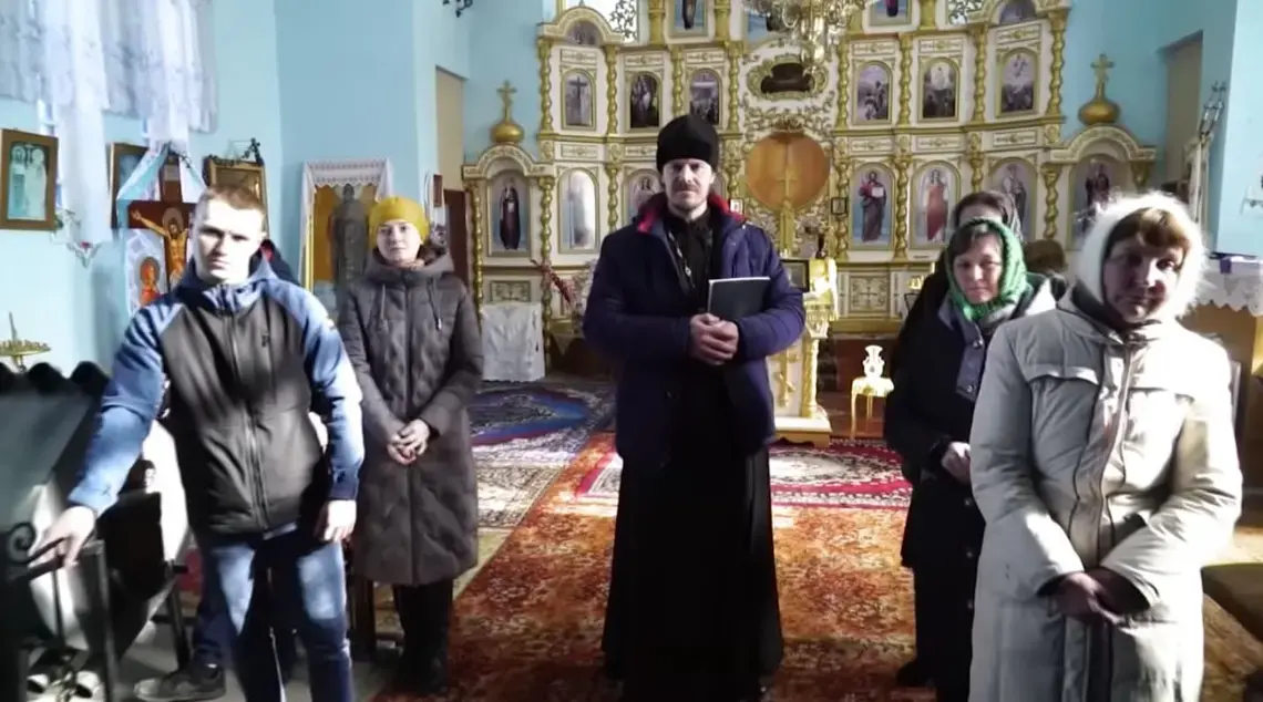 This local Ukrainian parish is deciding whether or not to continue recognizing the authority of the Russian Orthodox Church. Image by Simon Ostrovsky. Ukraine, 2019. This local Ukrainian parish is deciding whether or not to continue recognizing the authority of the Russian Orthodox Church. Image by Simon Ostrovsky. Ukraine, 2019.