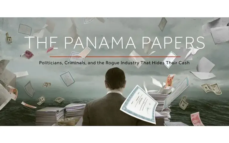 A screenshot from "Panama Papers: An Introduction," produced by Carrie Ching with support from the Pulitzer Center.  Image by Carrie Ching. United States, 2016.