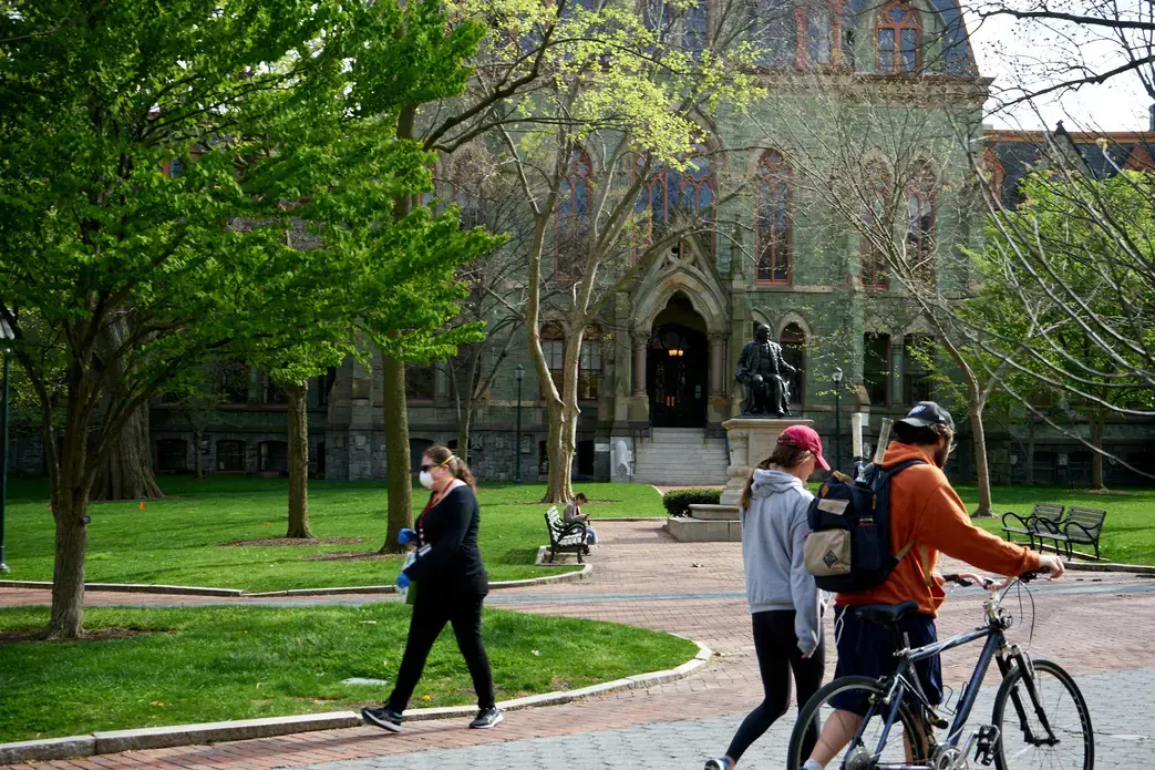 The University of Pennsylvania is only one of many universities that have transitioned to online learning. Image by Patrick Ammerman. United States, 2020. The University of Pennsylvania is only one of many universities that have transitioned to online learning. Image by Patrick Ammerman. United States, 2020.