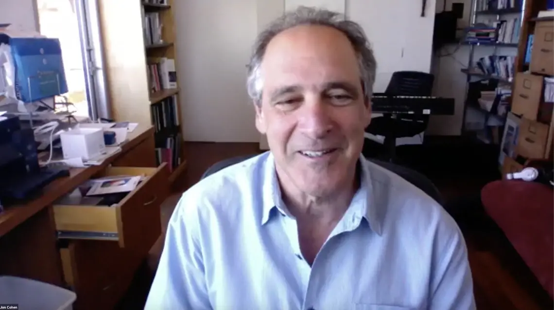 Grantee Jon Cohen speaks on a COVID-19 vaccine at a Talks @ Pulitzer on April 16, 2020. Grantee Jon Cohen speaks on a COVID-19 vaccine at a Talks @ Pulitzer on April 16, 2020.