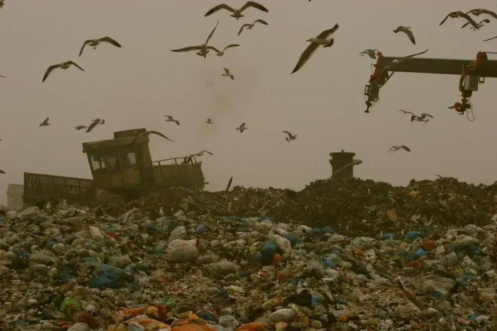 Garbage, garbage and more garbage. With nearly 25 million people and limited land space, Seoul is one of the world’s most densely populated cities—twice as much as New York City. This landfill is less than 45 minutes from downtown Seoul. Image by Karim Chrobog. South Korea, 2014. Media file: unnamed-5.jpg