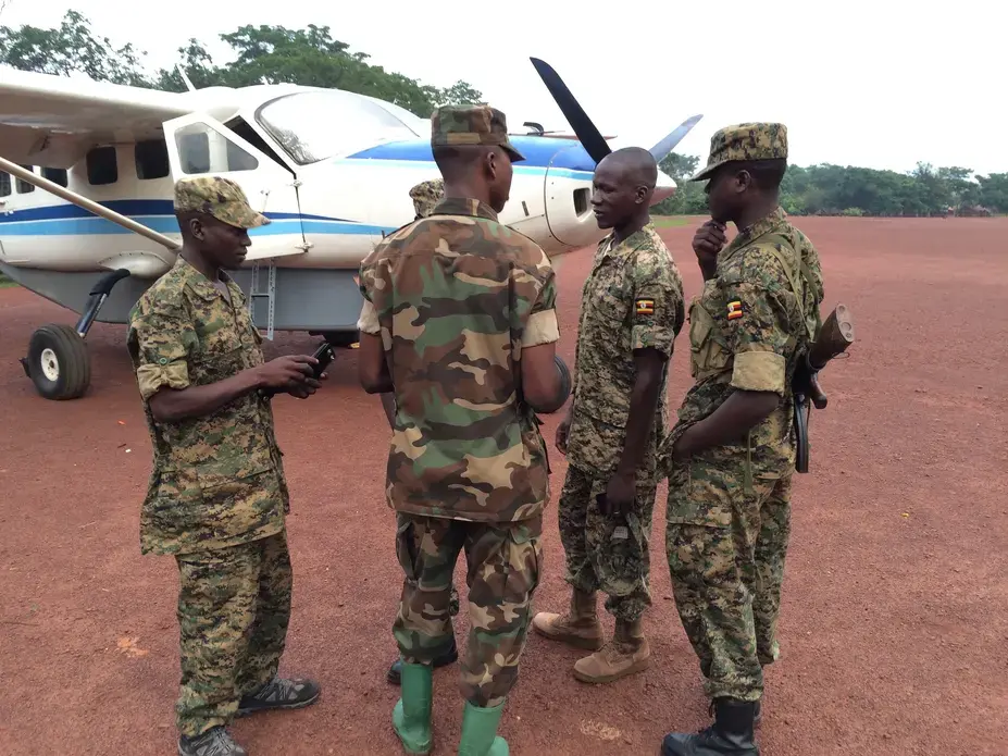 Invisible Children employees and a returned child soldier arrive at the nonprofit's headquarters in Obo, CAR. Image by David Gauvey Herbert. CAR, 2016. Invisible Children employees and a returned child soldier arrive at the nonprofit's headquarters in Obo, CAR. Image by David Gauvey Herbert. CAR, 2016.