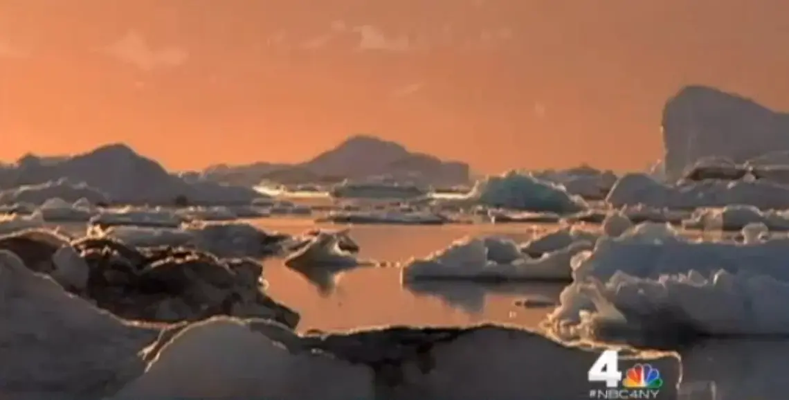 Screenshot from NBC. Image by Jonathan Vigliotti. Greenland, 2013. Media file: jonathan_vigliotti.jpg