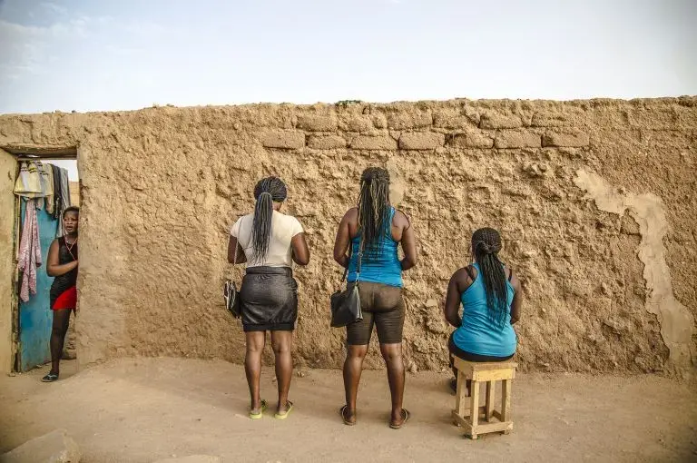 Many prostitutes in Agadez are recruited by friends and family. Image by Emily Kassie. Niger, 2016. Many prostitutes in Agadez are recruited by friends and family. Image by Emily Kassie. Niger, 2016.