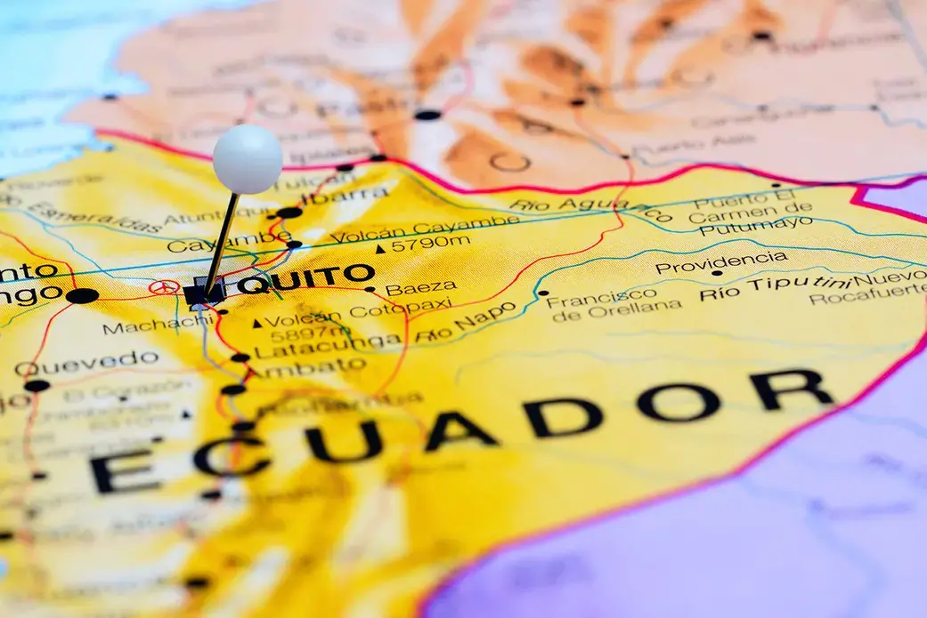 Quito, Ecuador. Image by Dmitrijs Kaminskis/Shutterstock. 2019. Quito, Ecuador. Image by Dmitrijs Kaminskis/Shutterstock. 2019.