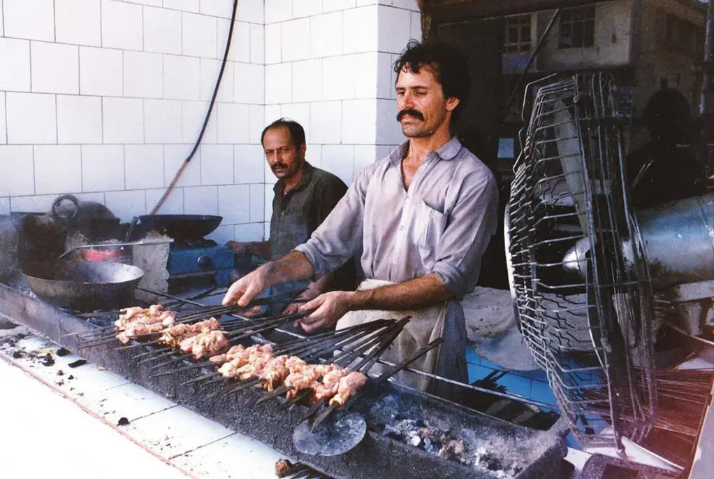 A popular kebab restaurant in Islamabad. Image by Gary Leonard. Pakistan, 2012. Media file: screen_shot_2015-05-13_at_12.06.59_pm.png