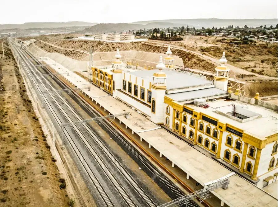 The new station in the city of Adama in central Ethiopia. Image by Charlie Rosser. Ethiopia, 2018. The new station in the city of Adama in central Ethiopia. Image by Charlie Rosser. Ethiopia, 2018.
