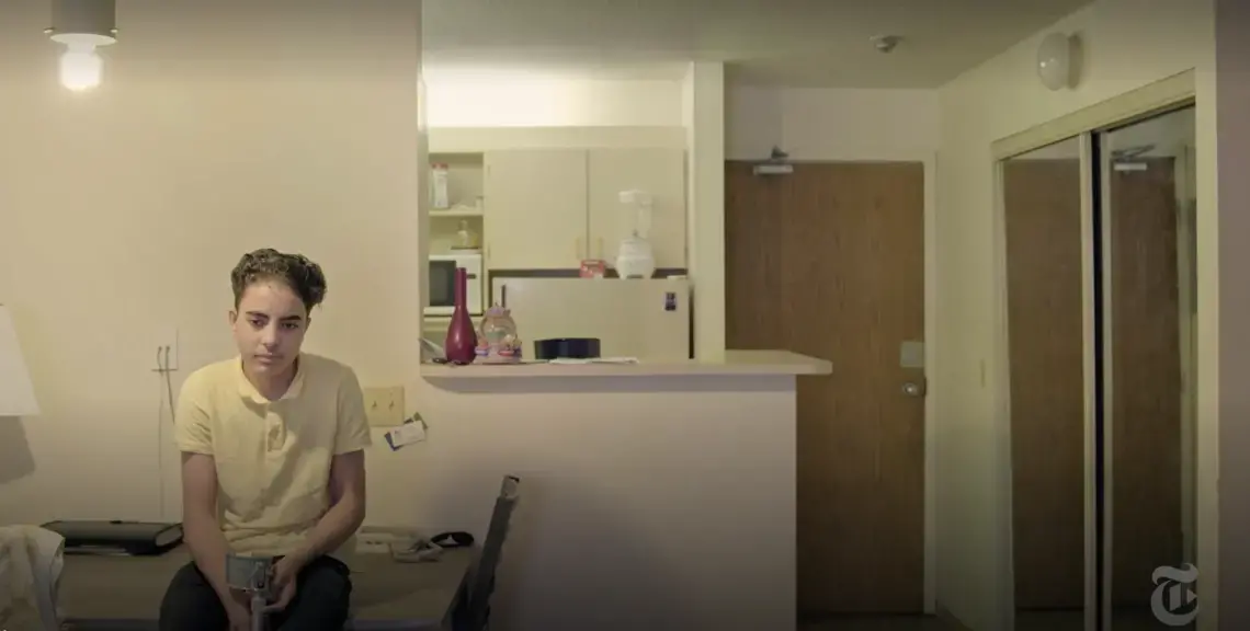 Screen shot from "We Became Fragments". Screen shot from "We Became Fragments".