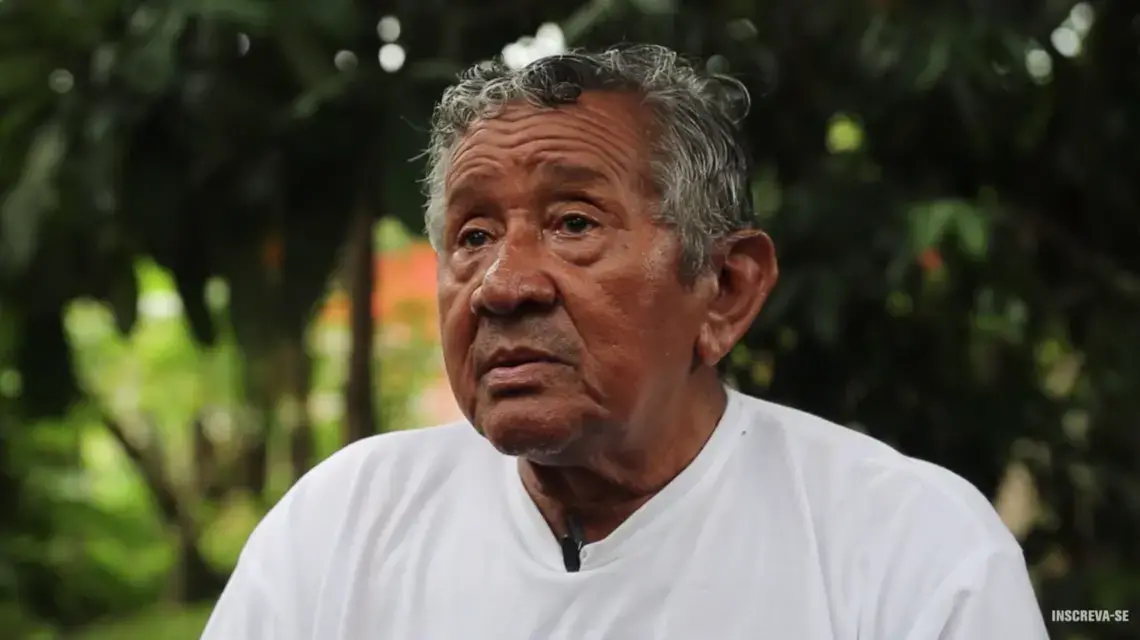 Sabá Marinho is interviewed in the series "Voices of the Forest: Forest Peoples Alliance." Image by Le Monde Diplomatique Brasil. Brazil, 2020. Sabá Marinho is interviewed in the series "Voices of the Forest: Forest Peoples Alliance." Image by Le Monde Diplomatique Brasil. Brazil, 2020.