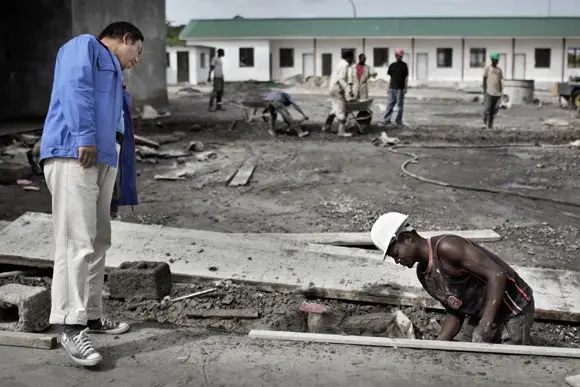 A copper mine in Zambia. Image by Thomas Lekfeldt/Moment/Redux. Zambia, 2013. Media file: zambia-copper-mine-580.jpg