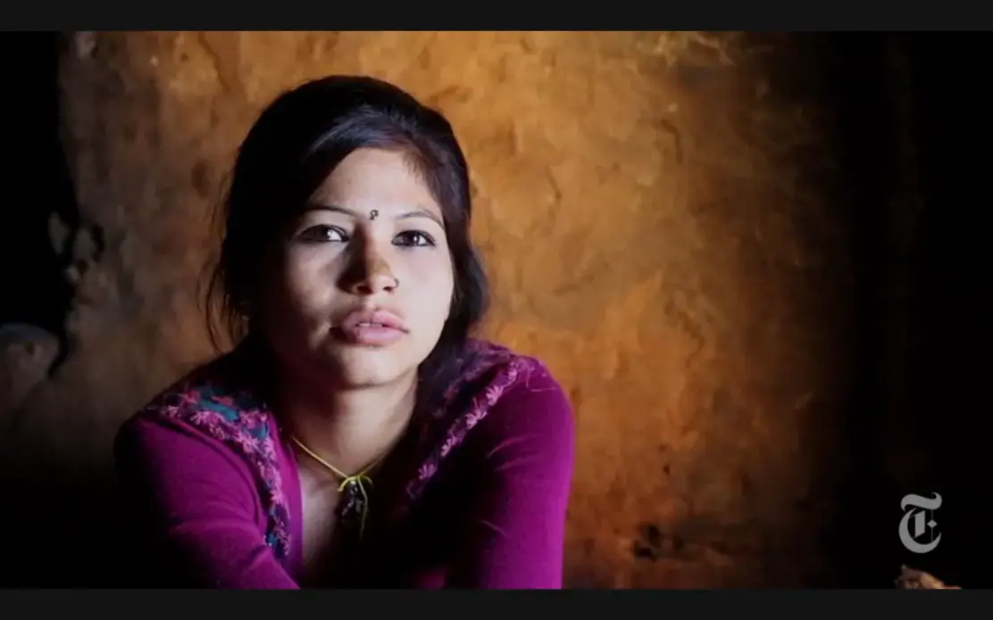 A still from "In Nepal, Exiled Each Month." Media file: nyt_screen_shot_2.png