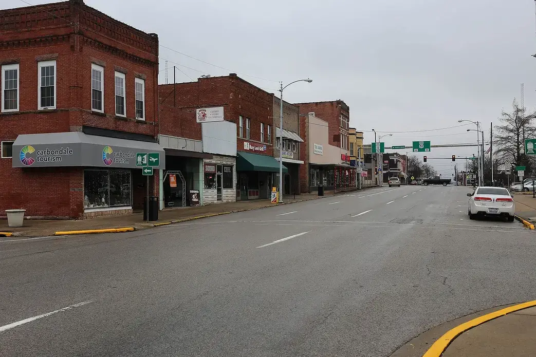 Carbondale, Illinois. Image by Paul Sableman / Wikimedia Commons. United States, 2017. Carbondale, Illinois. Image by Paul Sableman / Wikimedia Commons. United States, 2017.
