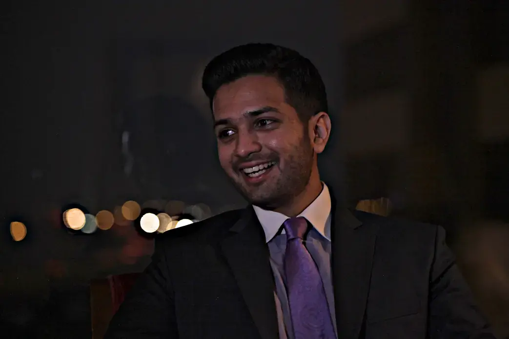 Priyank Mathur, creator of the “Fighting Terror With Comedy” program. Image by Wes Bruer. India, 2017. Priyank Mathur, creator of the “Fighting Terror With Comedy” program. Image by Wes Bruer. India, 2017.