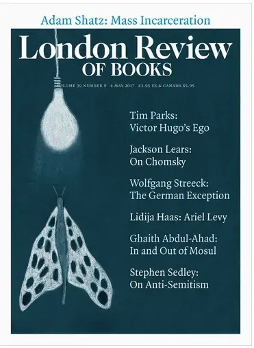 Image from London Review of Books. May 4 issue, 2017. Image from London Review of Books. May 4 issue, 2017.
