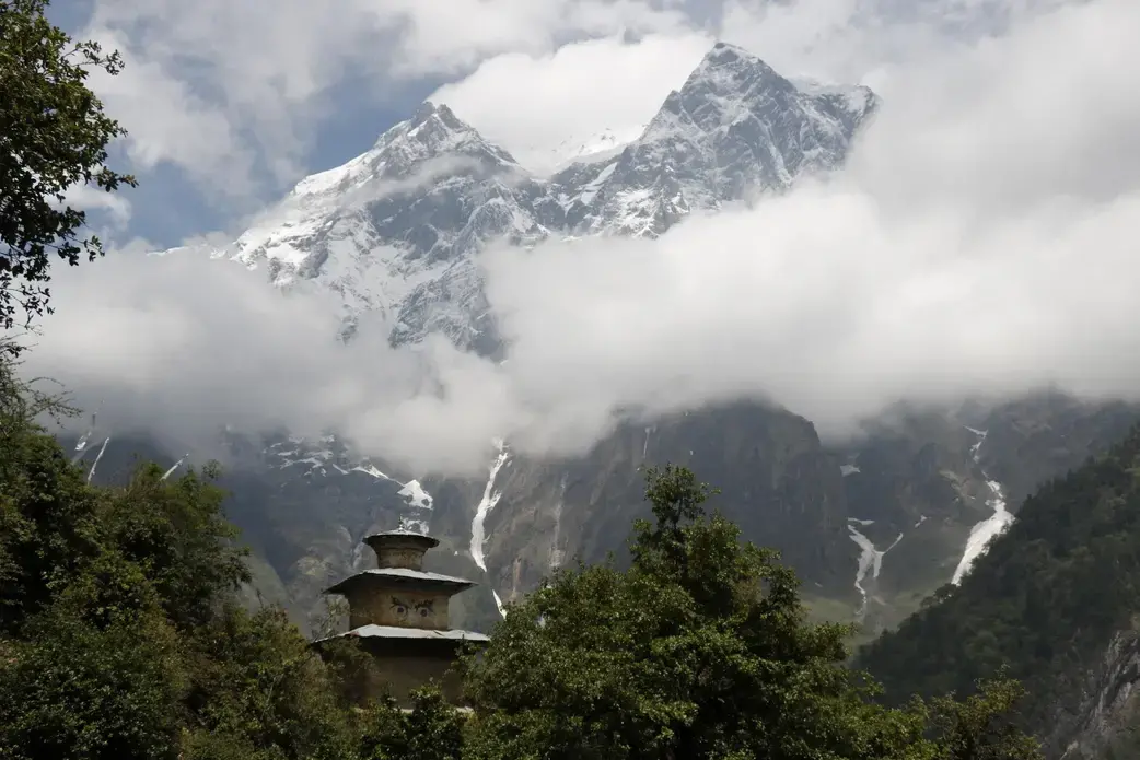 Secluded from Kathmadu, and with no COVID-19 cases, thus far, there is only one health assistant per health post in the event the pandemic strikes the remote village of Nubri. Image by Kunsang Choden. Nepal, 2017. Secluded from Kathmadu, and with no COVID-19 cases, thus far, there is only one health assistant per health post in the event the pandemic strikes the remote village of Nubri. Image by Kunsang Choden. Nepal, 2017.