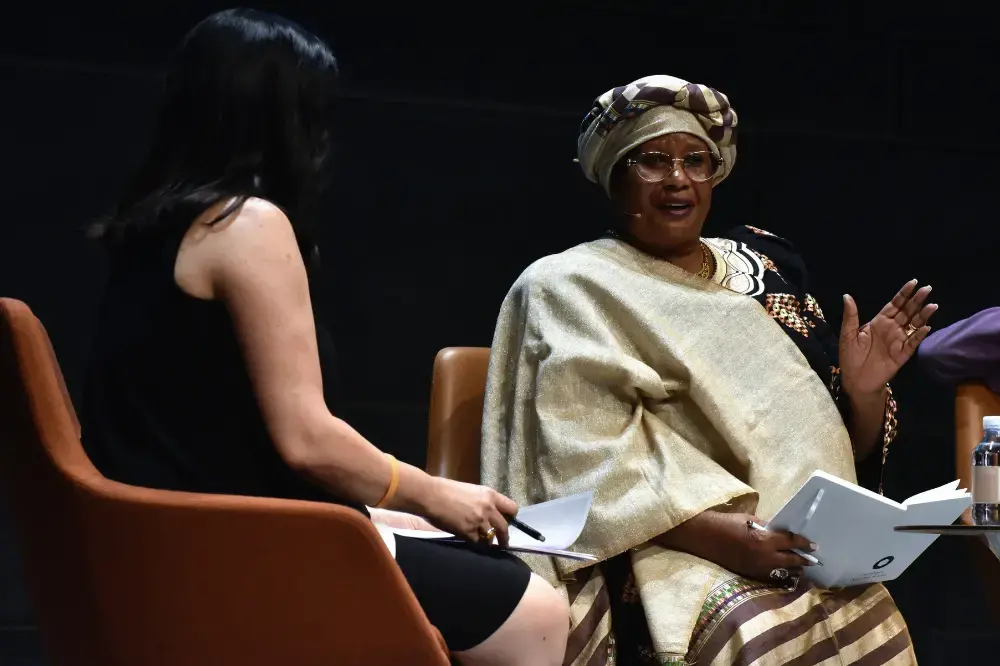 Former President of Malawi Joyce Banda emphasizes that women and young people are the strength of democracy in Africa. Denmark, 2019. Former President of Malawi Joyce Banda emphasizes that women and young people are the strength of democracy in Africa. Denmark, 2019.