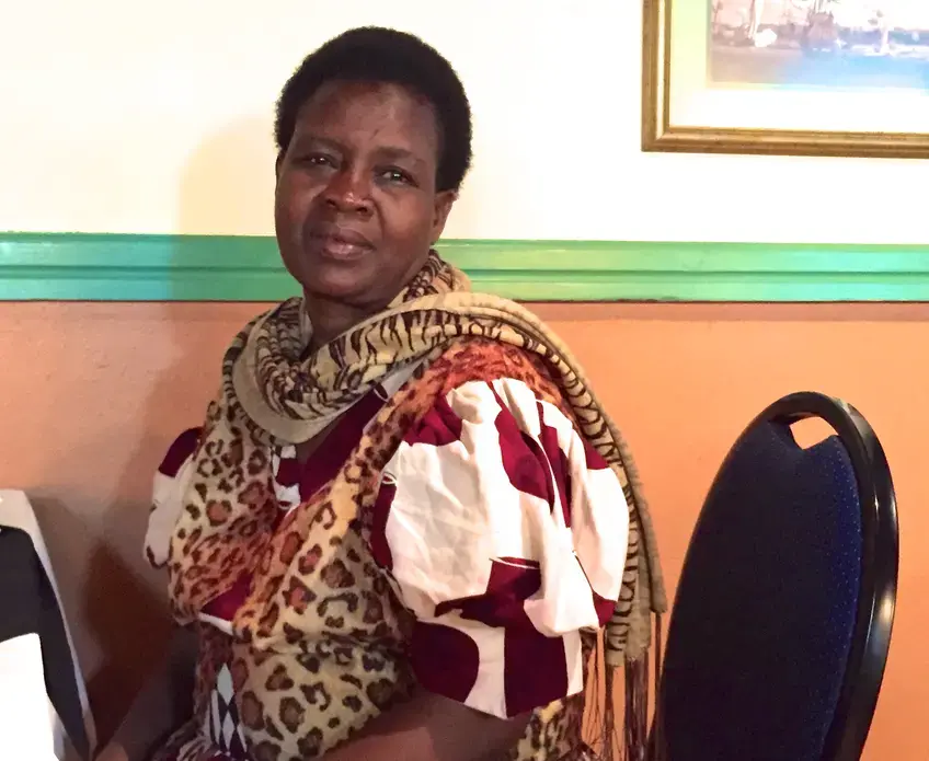 "Many men don’t like me," says Senior Chief Theresa Kachindamoto. "They say they hope I die, and I just reply, I will not die." Image by Amy Maxmen. South Africa, 2016. Theresa Kachindamoto.