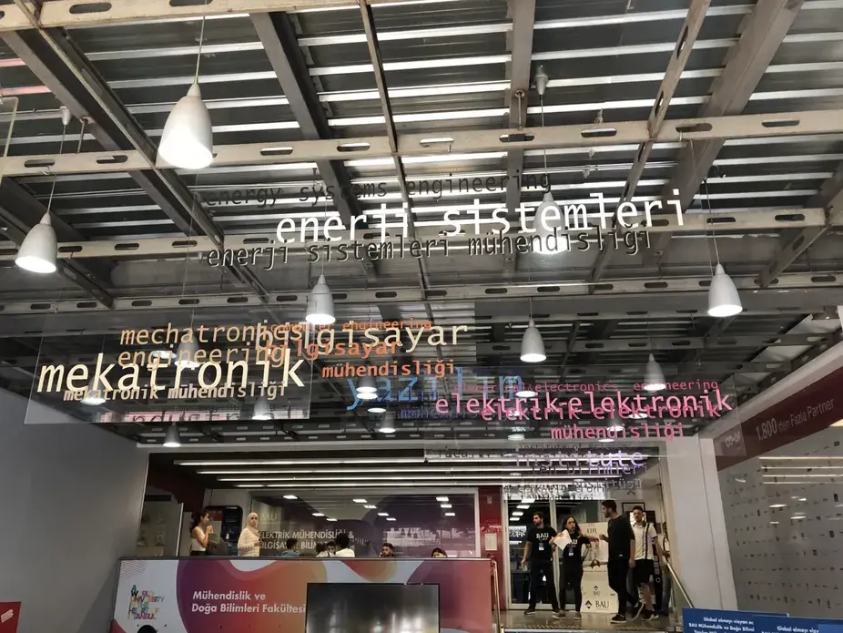 The Computer Engineering Department of Bahcesehir University in Istanbul. Image by Shirin Alhroob. Turkey, 2019. The Computer Engineering Department of Bahcesehir University in Istanbul. Image by Shirin Alhroob. Turkey, 2019.
