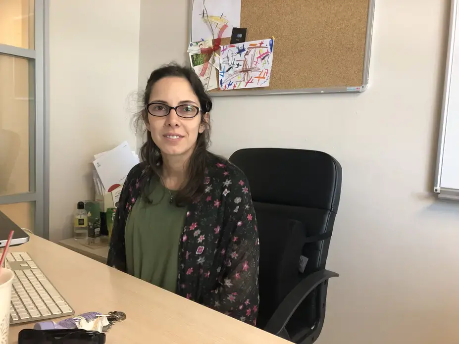 Ece Gelal Soyak, assistant professor at Bahcesehir University Istanbul. Image by Shirin Alhroob. Turkey, 2019.