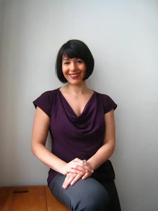 Image by Matthew Ipcar. New York, 2014. Media file: michelle_goldberg_brooklyn3.jpg