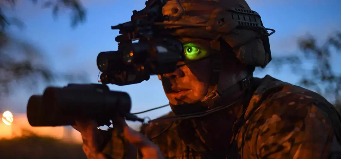 Infantry scouts assigned to CJTF-HOA stay ready with reconnaissance training at Camp Lemonnier. Image courtesy of the U.S. military's press photos. Djibouti, 2020. Infantry scouts assigned to CJTF-HOA stay ready with reconnaissance training at Camp Lemonnier. Image courtesy of the U.S. military's press photos. Djibouti, 2020.