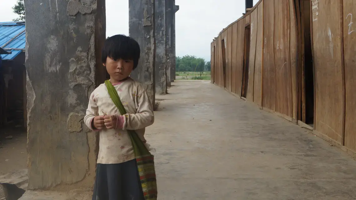 Internal conflict between the Kachin Independence Army and Burmese government has displaced 120,000 people. Ten thousand Kachin now live near the Chinese border—and often exposed to human trafficking. Image by Lusha Chen. Burma, 2013. Media file: dsc08499.jpg