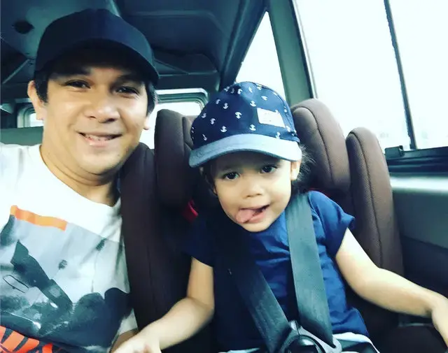 Mark Escueta spent P17,000 for a brand-new car seat for son Pele, money he considers well spent. The car seat kept the boy safe during a car crash that left Pele's mom, actress and TV host Jolina Magdangal, with slight injuries. Image courtesy of Mark Escueta. Philippines, 2017. Mark Escueta spent P17,000 for a brand-new car seat for son Pele, money he considers well spent. The car seat kept the boy safe during a car crash that left Pele's mom, actress and TV host Jolina Magdangal, with slight injuries. Image courtesy of Mark Escueta. Philippines, 2017.