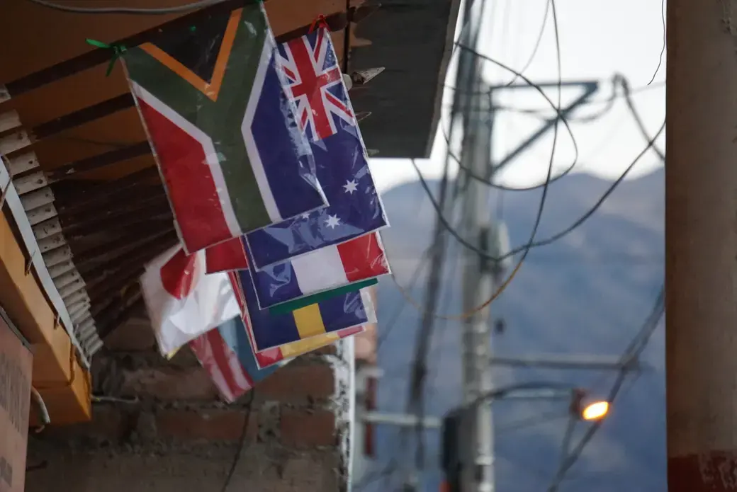 Integral to national pride is cognizance of the role of that nation on an international scale. Image by Audrey Fromson. Peru, 2019. Integral to national pride is cognizance of the role of that nation on an international scale. Image by Audrey Fromson. Peru, 2019.