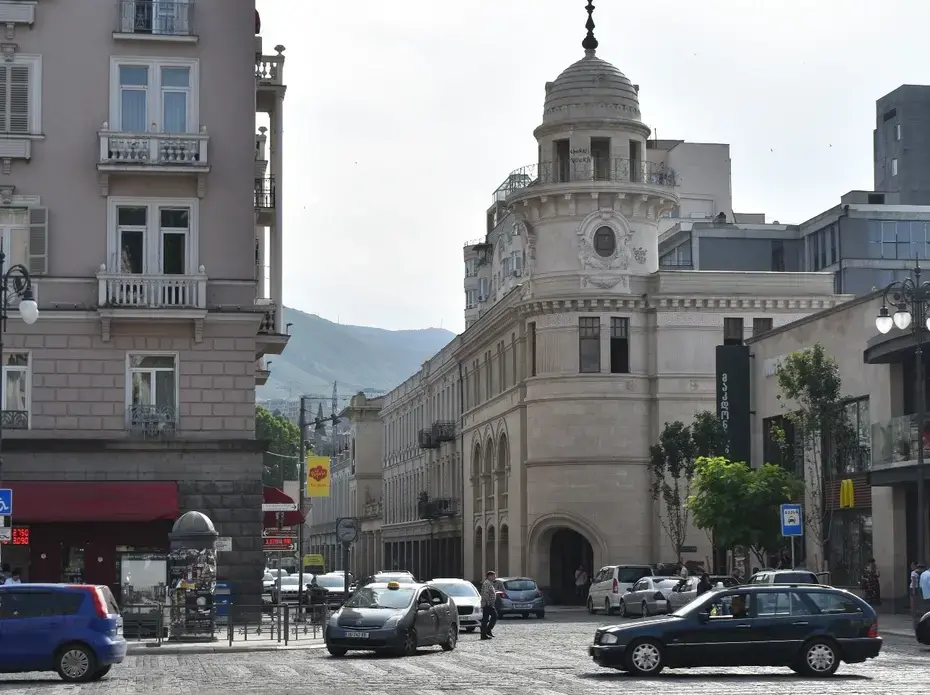 Kote Marjanishvili State Drama Theatre, one of the places Dmitri has performed. Image by Kaitlyn Johnson. Georgia, 2019.