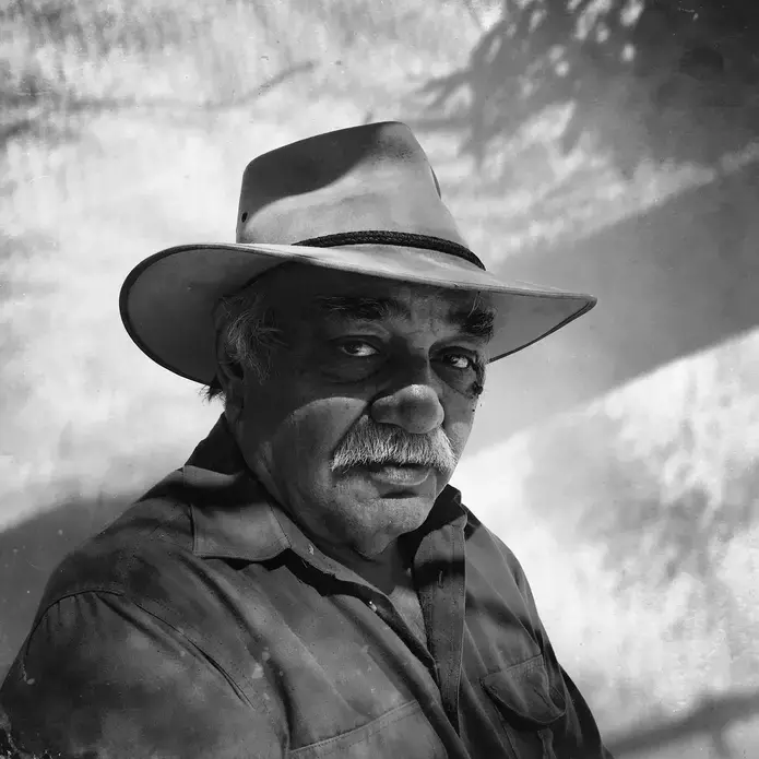 Harold Furber, a man from Alice Springs, Australia who was sent to Croker Island, about 1500 miles away from his family as a child. Image by Daniella Zalcman. Australia, 2017.