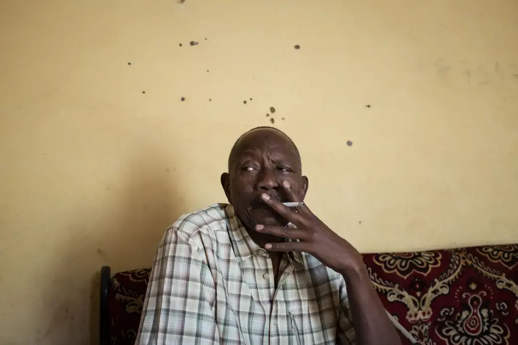 Ibrahim Alawad, of the FPRC armed group. Image by Dennis & Patrick Weinert. Central African Republic, 2018. Ibrahim Alawad, of the FPRC armed group. Image by Dennis & Patrick Weinert. Central African Republic, 2018.