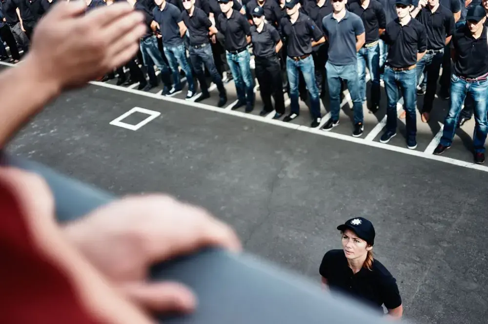 Maria Ivanova, one of 500 women who now make up Kyiv police. Image by Misha Friedman. Ukraine, 2015.