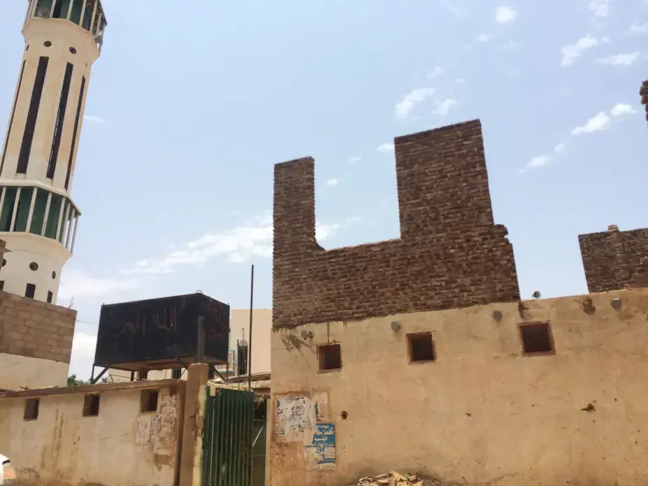 Mosque of Shaikh Mohammed Abdel Kareem in Al Jirief west area. Image by Kira Zalan. Sudan, 2016. Mosque of Shaikh Mohammed Abdel Kareem in Al Jirief west area