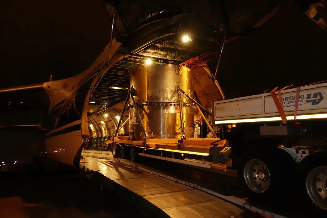 The removal from Ghana of the highly enriched uranium core. Image courtesy of the National Nuclear Security Administration (NNSA). Ghana, 2017. The removal from Ghana of the highly enriched uranium core. Image courtesy of the National Nuclear Security Administration (NNSA). Ghana, 2017.