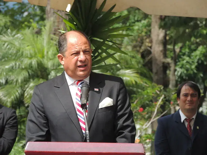 Costa Rican President Luis Guillermo Solís. Image courtesy of Luis Manuel Madrigal via Wikimedia Commons. Costa Rica, 2014. Solis
