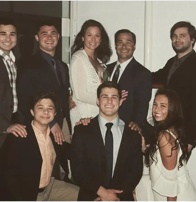 Anthony D'Angelo (center) and his family. Image courtesy of Anthony D'Angelo. Anthony D'Angelo (center) and his family. Image courtesy of Anthony D'Angelo.