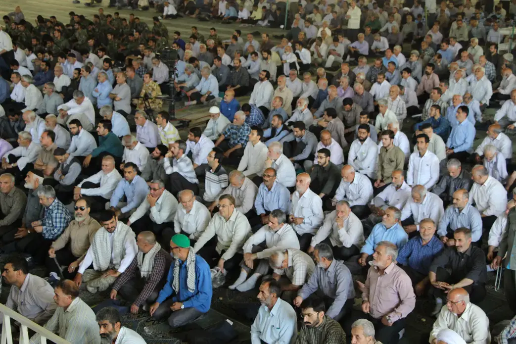 Hardliners have a strong base of support among those attending Friday Prayers in Tehran. Image by Reese Erlich. Iran, 2015. Media file: img_0665.jpg
