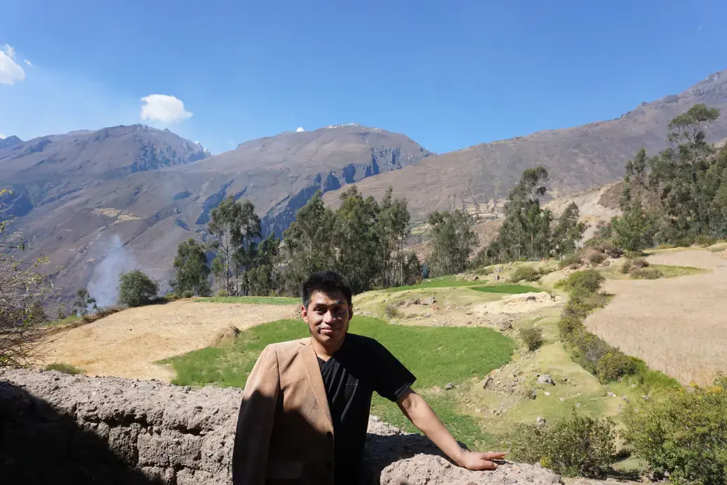 Portrait of Clinton Oro. Image by Audrey Fromson. Peru, 2019.