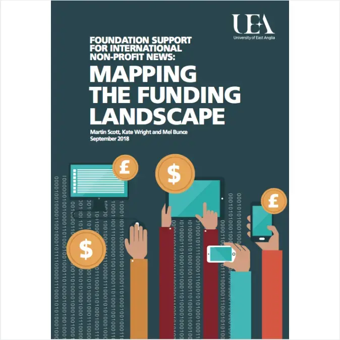 Mapping the Funding Landscape: a report by Martin Scott, Kate Wright, and Mel Bunce, published in September 2018.