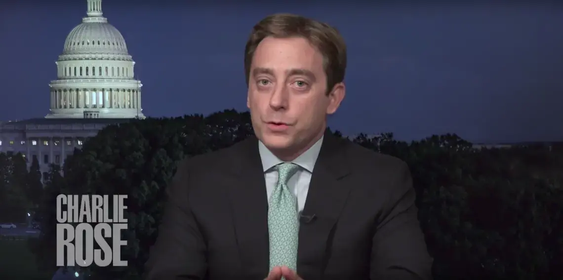 Evan Osnos on Charlie Rose. United States, 2017 Evan Osnos on Charlie Rose. United States, 2017.