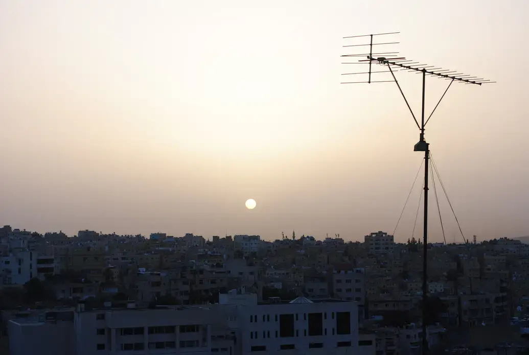 Sunrise in Amman. Image by Rachel Townzen. Jordan, 2016. Media file: dsc_0942.jpg