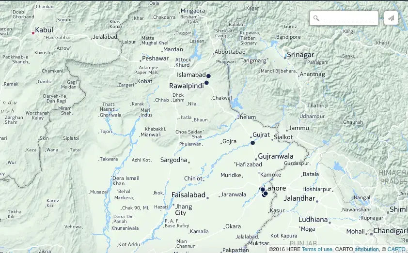 Click the link below to view a full-screen interactive map of this project's reporting. Images by Ikra Javed. Pakistan, 2016. Data visualization by Patrick Reilly. Media file: screen_shot_2016-09-14_at_3.57.18_pm.png