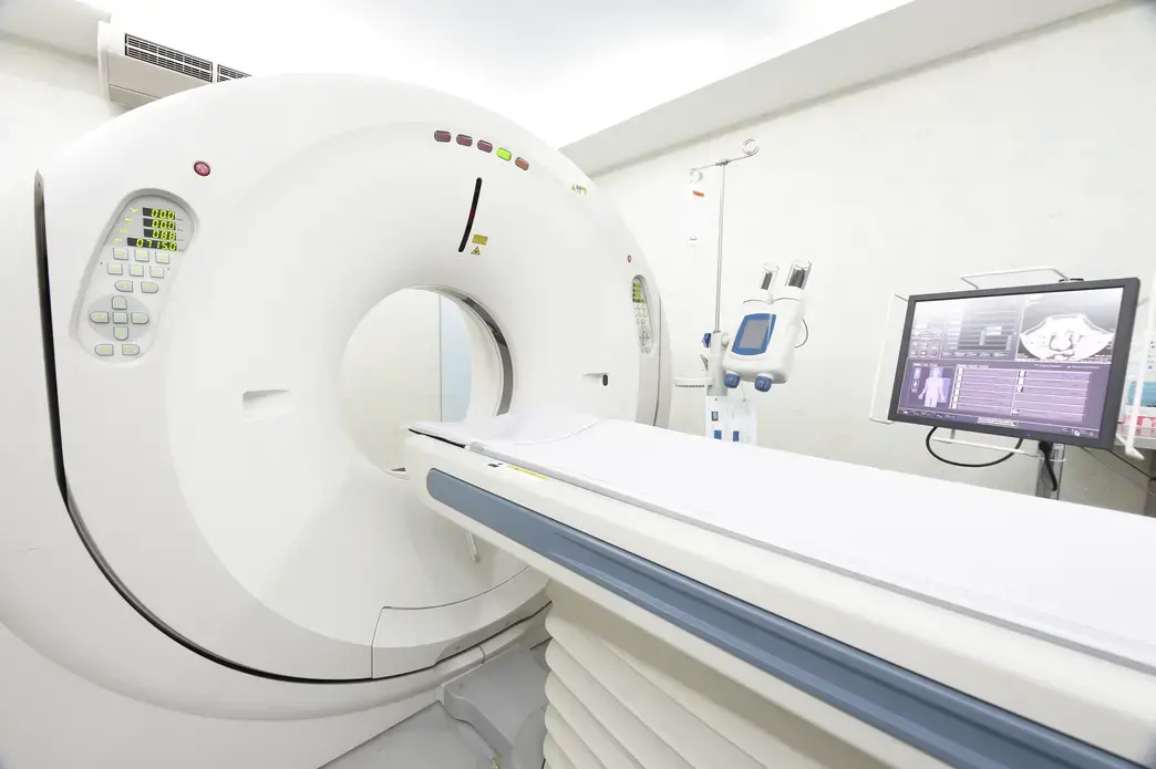 MRI scanner room. Image by nimon / Shutterstock. Undated. MRI scanner room. Image by nimon / Shutterstock. Undated.