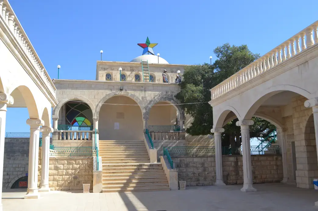 The Shrine of the Prophet Job in Niha. Image by Catherine Cartier. Lebanon, 2019. The Shrine of the Prophet Job in Niha. Image by Catherine Cartier. Lebanon, 2019.