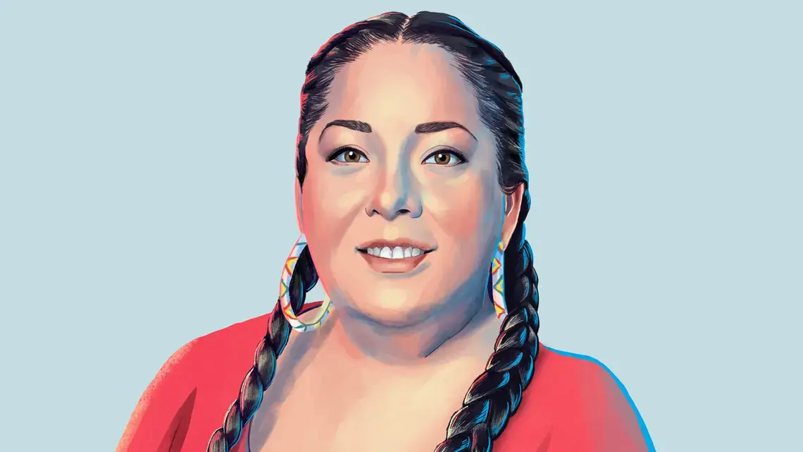 “If you eliminate us in the data, we no longer exist,” says Abigail Echo-Hawk, a citizen of the Pawnee Nation of Oklahoma and director of the Urban Indian Health Institute. Image by Katty Huertas. United States, 2020. “If you eliminate us in the data, we no longer exist,” says Abigail Echo-Hawk, a citizen of the Pawnee Nation of Oklahoma and director of the Urban Indian Health Institute. Image by Katty Huertas. United States, 2020.