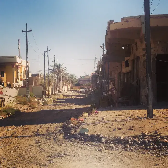 Fallujah city. Iraq, 2016. Image by Jane Ferguson. Fallujah city. Iraq, 2016. Image by Jane Ferguson.