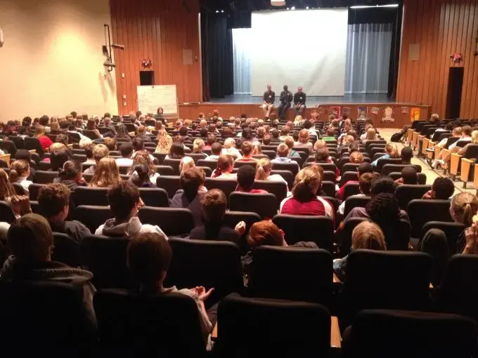 Full auditorium