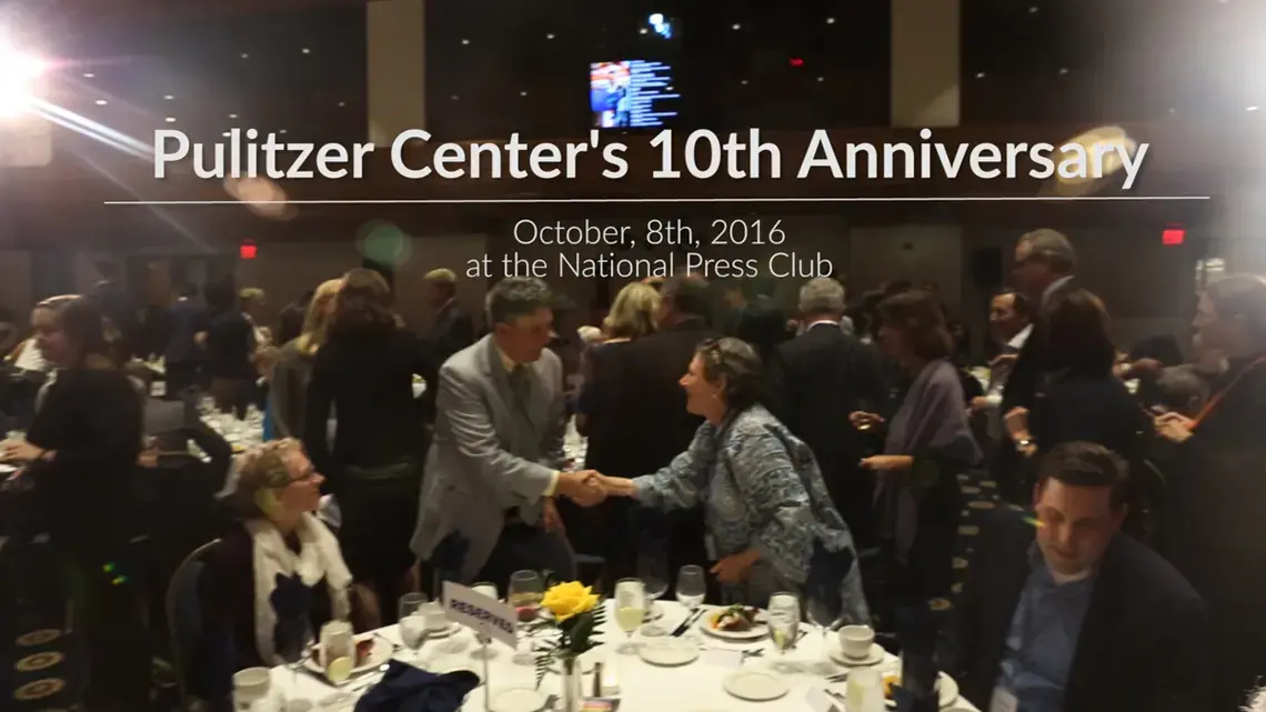 The Pulitzer Center's 10th Anniversary Celebration at The National Press Club on October 8, 2016. Media file: sdraft_06_broll.00_04_57_08.still002.jpg