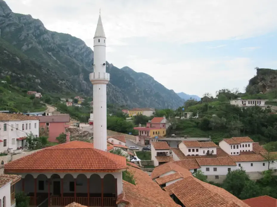 The Murad Bey Mosque in Krujë, Albania. Image by David Stanley / Creative Commons. Albania, undated. The Murad Bey Mosque in Krujë, Albania. Image by David Stanley / Creative Commons. Albania, undated.